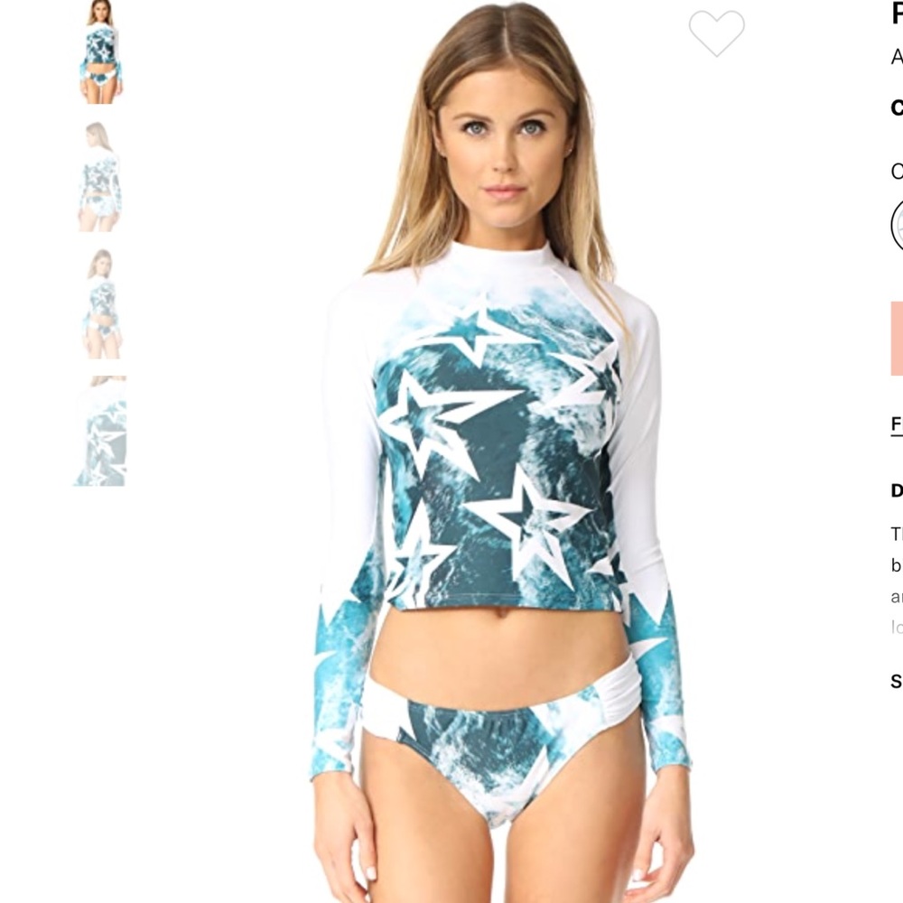 Perfect Moment AOP Rash guard wild Ocean